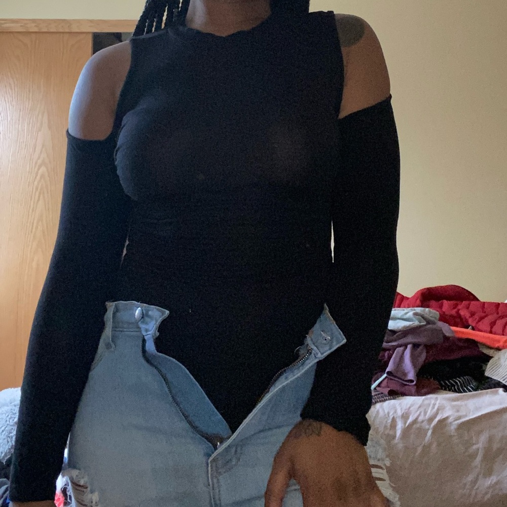 Open Shoulder Bodysuit